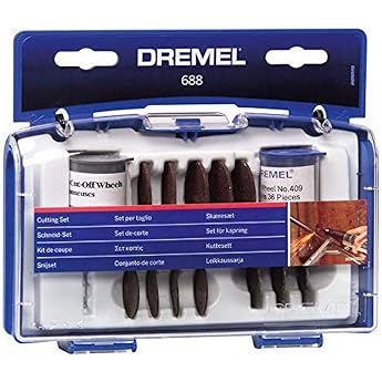 Dremel 684 Kit de limpieza y pulido, juego de accesorios con 20 accesorios para multiherramientas rotativas