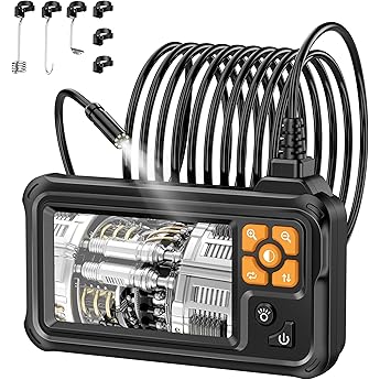1920P HD Endoscopio de Inspección de Serpiente, Boroscopio Pancellent Tipo C, Cámara de Alcance con 8 Luces LED para Smartphone Android e iOS, iPhone, iPad, Samsung (16.5 Pies/5 M)