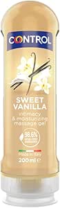 Control Madagascar Sweetness 2-in-1 Body Massage Gel with Vanilla Scent and Heat Effect – 200 ml – Water Based – Compatible with Condoms – Moisturizing – Hypoallergenic – Sugar Free