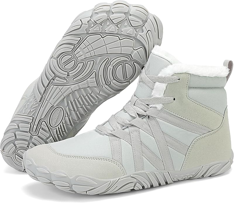 Mishansha Barefoot Invierno Hombre Zapatos Descalzos Mujer Antideslizante Calientes Botas Gr.36-48 EU