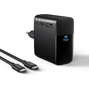 Anker Nano Cargador USB C de 100 W para MacBook, Cargador para MacBook, iPad, iPhone Series, Galaxy y Todos los Dispositivos C, Cable C de 1,8 m Incluido