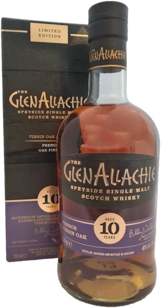 The GlenAllachie 10 Years Old FRENCH VIRGIN OAK FINISH 48% Vol. 0,7l in Giftbox