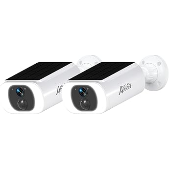 Baseus Security S1 Lite [2-CAM] Camara Vigilancia WiFi Exterior Solar IP67, Camara IP Seguridad Bateria 2K 135°, Visión Nocturna a Color, Sin Cargos, Detección Humana, Compatible con Alexa y Google