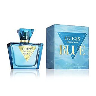 GUESS Seductive Blue, Eau de Toilette para Mujer, Colonia Floral y Afrutada, Fragancia Fresca y Adictiva, Larga Duración