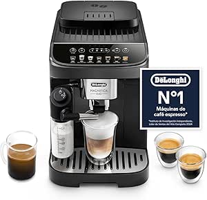 De'Longhi Magnifica Evo Superatomatic Coffee Maker for Coffee and Cappuccino, ECAM292.81.B, LatteCrema, 7 Recipes, Black