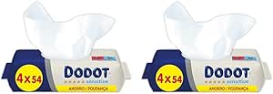 Dodot Sensitive Baby Wipes - Pack of 8 x 54 Wipes - Total: 216 Wipes