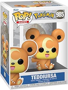 Funko POP! Games: Pokemon - Teddiursa - Figura de Vinilo Coleccionable - Idea de Regalo- Mercancia Oficial - Juguetes para Niños y Adultos - Video Games Fans - Muñeco para Coleccionistas y Exposición