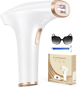 Haarlosy IPL Painless Laser Epilator, Pulsed Light Epilator 3 Advanced Functions, Laser Hair Removal 9 Energy Levels for Women and Men, Ideal for Face, Bikini and Body LCN1202