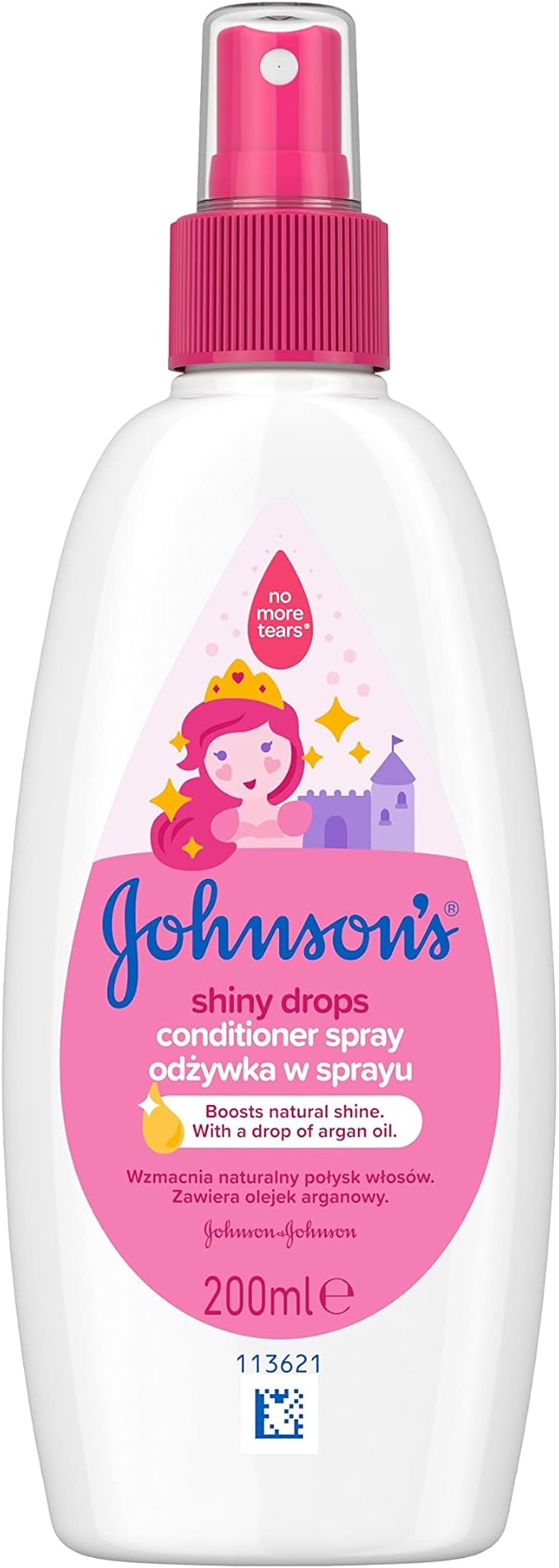 Johnson's Shiny Drops Acondicionador en espray 200 ml