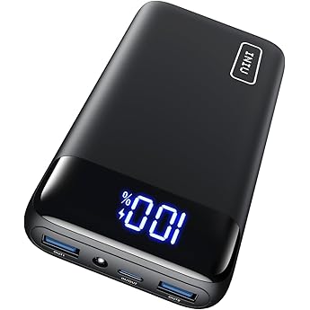 INIU Power Bank, Ultrapequeño 20000mAh 22,5W PD3.0 QC4.0 Bateria Externa Carga Rapida, USB C Input & Output Bateria Portatil, Powerbank Compatible con iPhone 17 16 15 14 Pro MAX Plus, Samsung, Xiaomi