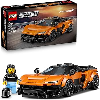 LEGO Speed Champions Coche Deportivo Ferrari SF90 XX Stradale - Maqueta de Coche de Juguete con Minifigura Coleccionable de Piloto - Regalo de Pascua para Niños de 9+ Años y Fans del Motor - 77254