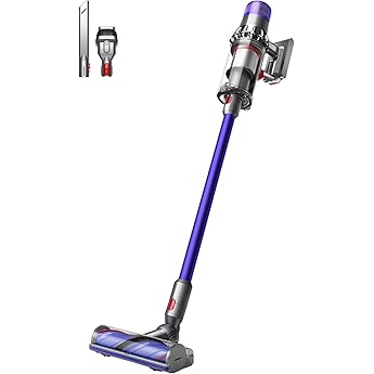 Dyson V8 Absolute Aspiradora Sin Cable, 115 AW, hasta 40 min de autonomía, Cepillo Motorbar Anti-enredos, Elimina Pelo de Mascotas, Cepillo con Suave Cabezal Giratorio, aspiradora de Mano y Suelo