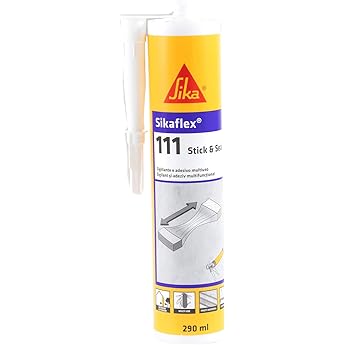 SIKA - Masilla adhesivo multiusos - Sikaflex 11 FC Purform - Blanco - Junta y pegamento - Sellador poliuretano multisoportes - Interior y Exterior - 300ml