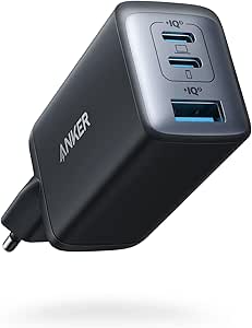 Anker USB C Charger Fast Charging 65W (NANO II), with 3 PPS Ports, Compact and Powerful Charger for MacBook Pro, iPad Pro, Steam, Galaxy S20, DELL XPS 13, Note 20/10+, iPhone 17/16/15 air series and