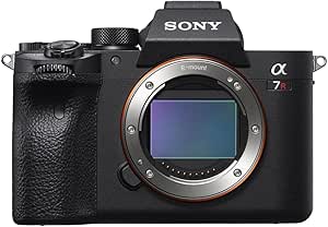 Sony Alpha 7R IV Camera (Full Frame) 61MP, 4K Video, 10fps Burst, Eye-AF, WiFi, Body Only: Ideal for Landscape Photography, Portraits and High Resolution Studio, Black