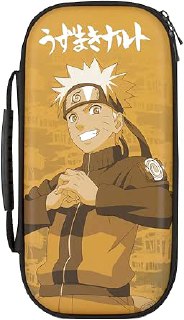 Konix Naruto Shippuden Funda de protección y Transporte para Consolas Nintendo Switch, Switch Lite y Switch OLED - Almacenamiento para 8 Juegos - Diseño de Naruto