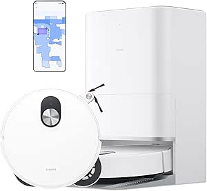 XIAOMI Robot Vacuum 5 Pro – Intelligent Robot Vacuum Cleaner and Floor Mop, 20,000 Pa,One-Way Video Call in High Definition, Smart Radar, Deep Cleaning of Dust, Hair and Crumbs