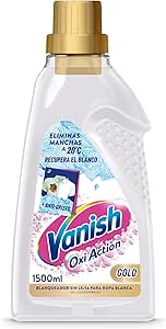 Vanish Oxi Advance Stain and Whitening Remover, No Bleach, Pink Scent, Gel, 1500 ml