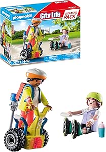 PLAYMOBIL Starter Pack Rescue with Balance Racer 71257, from 4 years