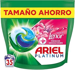 Ariel PODs Platinum, Liquid Detergent Capsules Fresh Sensations Capsules, 35 Washes