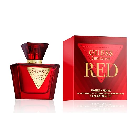 GUESS Seductive Red, Eau de Toilette para Mujer, Colonia Gourmand, Fragancia Seductora, Larga Duración