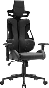 Mars Gaming MGC-Elite, Ergonomic Gaming Chair, Adaptive Flexible Backrest, 2D Adjustable Armrests, Reclining Seat, PU Leather Finish, XL Office Chair, Gas Piston Class 4, Grey