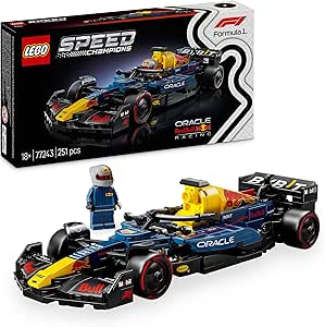 LEGO Speed Champions Racing Car Oracle Red Bull Racing RB20 F1 Buildable Model Kits for Adults with 1 Formula 1 Driver Minifigure, Gift for Men and Women Collectors 77243