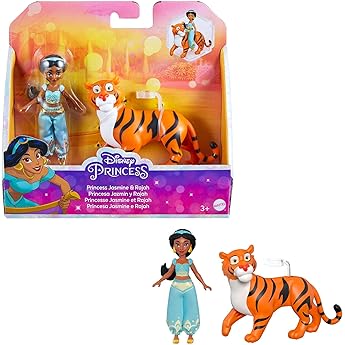 Mattel Disney Princess Jasmín Muñeca princesa película Aladdin, juguete +3 años (HLW12)