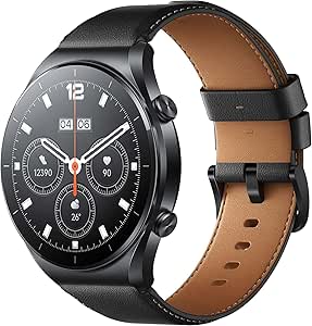XIAOMI Watch S1 - Smartwatch with 1.43 AMOLED Display, Sapphire Glass, Bluetooth Calls, Dual Band GPS, 117 Sports Modes, Black (ES Version + 3 Year Warranty)