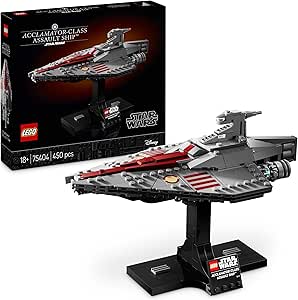 LEGO Star Wars 75404 Acclamator Class Assault Ship Model for Adults Starship Home Decor Gift for Men Women Clone Attack Fans