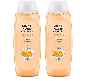 by Amazon Honey and Milk Shower Gel 2 x 500 ml