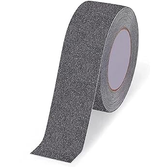 Cinta Antideslizante Escaleras, 15cm*10m, Cinta Antideslizante Seguridad, Cinta Adhesiva Antideslizante para Interiores y Exteriores, Impermeable, Recortable, Negro
