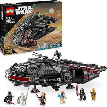 LEGO Star Wars 75375 Halcón Milenario -Maqueta para Adultos de Nave Estelar Coleccionable con Base y Placa - Decoración de Escritorio - Regalo para Hombres, Mujeres y Fans de Una Nueva Esperanza