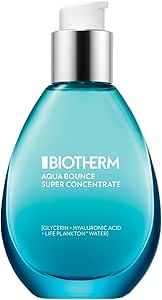 Biotherm, Aqua Bounce Super Concentrate, Hydrating Gel, Deep Plumps Skin, Enriched with Hyaluronic Acid and Life Plankton, For All Skin Types, 50ml