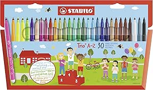STABILO - Marker - Trio A-Z - Case of 30-30 different colours