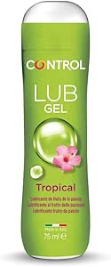 CONTROL Lub Gel Tropical Water Based Lubricant Gel with Tropical Fruit Scent – 75 ml
