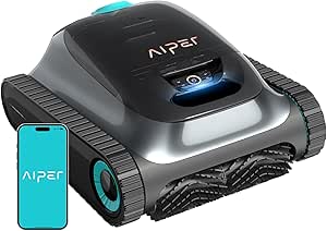 (2026 Upgrade) Aiper Scuba S1 Pool Robot, Customized Weekly Cleaning Plan, 270 Min Autonomy, Bottom/Wall/Water Line Cleaning, Smart Navigation with 11 Sensors, App Control