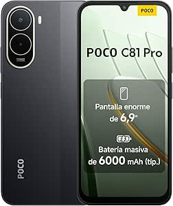 XIAOMI Poco C81 Pro 4+256 Black (No Power Adapter Included)