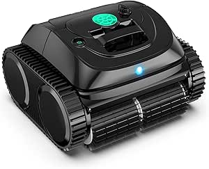 WYBOT C1-Plus Robot Pool Cleaners and Walls, for Inground and Above Ground Pools, 160 min Autonomy, 4-in-1 Cleaning (160 m2), Smart Navigation & App, Black Ink