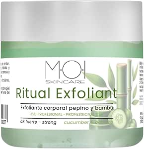 Cucumber and Bamboo Body Scrub 03 Strong 250g MOI SKINCARE
