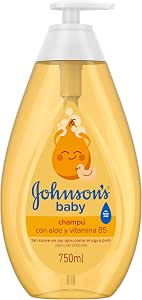 Johnson's Baby Shampoo with Aloe Vera and Vitamin B5 (750 ml), Moisturizing Shampoo for Babies and Newborns, Hypoallergenic, with No Crying Formula, Sulfate and Paraben Free Shampoo