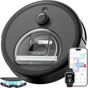Lefant M330 Robot Vacuum Cleaner and Floor Mop with 3 in 1 Mapping, dToF Navigation, 5000Pa, 150min, Obstacle Avoidance PSD 190°, WiFi/Alexa 2.4GHz and 5GHz, Ideal for Pet Hair and Carpets