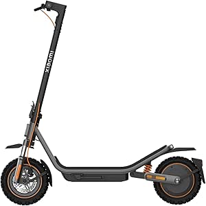 Xiaomi Patinete Eléctrico Serie 6, Homologado DGT, Velocidad Máxima 25 km/h, Autonomía 25-75 km, Neumáticos Sin Cámara 10-12 Pulgadas, Suspensión, Doble Freno, Plegable, Control por Aplicación