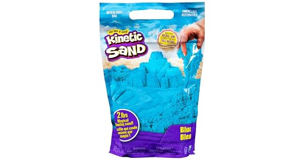 Kinetic Sand  907 g de Arena Mgica Azul Verde o Morado para Mezclar Moldear y Crear  Modelo Aleatorio  Kit Manualidades Nios  Juguetes Nios 3 Aos   Arena Kinetica