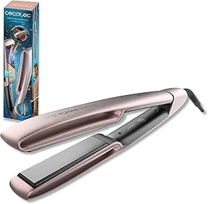 Cecotec Hair Straightener - Smart Sensor and Floating Plates - Lisse Plasma Sensor Black. Sensor and Plasma Technology, NanoSilk Coating, Temperature 160º-220ºC, Cold Tip, Auto Shut-off Function