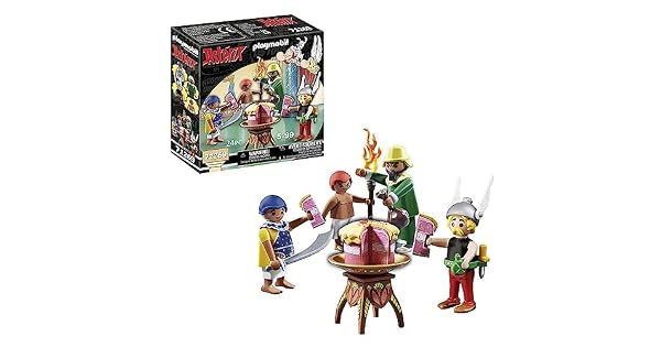 PLAYMOBIL Asterix 71269 Paletabis y la Tarta envenenada el catador de Cleopatra y Paletabis Juguete para nios a Partir de 5 aos