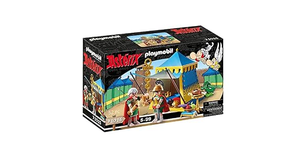 PLAYMOBIL 71015 Astrix 71015 Tienda con Generales Juguetes para Nios a Partir de 5 Aos Multicolor