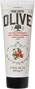 KORRES OLIVE & POMEGRANATE Moisturizing Body Milk for Supple Skin with Extra Virgin Olive Oil, Pomegranate Perfume, Vegan, Silicone, Paraben Free, 200ml