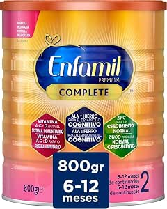 Enfamil Premium Complete 2 - Continuation Infant Milk for Infants 6 to 12 Months - 800 g