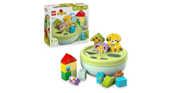 LEGO DUPLO Mi Primer Clasificador de Formas Casa de los Perritos  Juguete Educativo Infantil  Ladrillos de Muchos Colores y Formas  Juego para Motricidad Fina para Nios y Nias de 18 Meses 10441